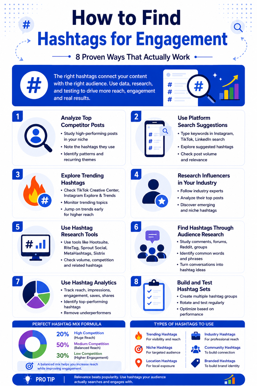 how to find hashtags for engagement